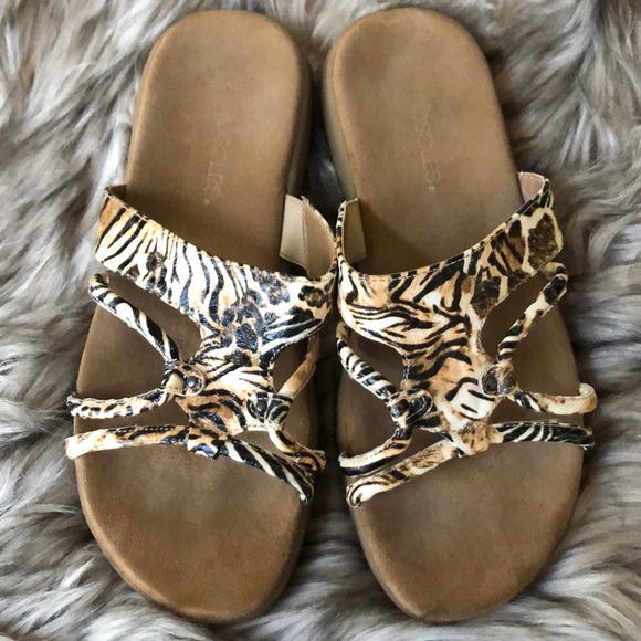 AEROSOLES Shoes - Aerosoles Animal print slide sandal “Wip Away”